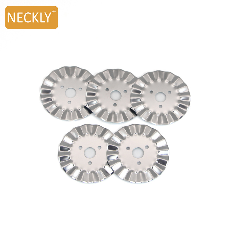 花样波浪圆刀片45mm拼布轮刀 波浪形滚轮刀 多种花纹圆刀