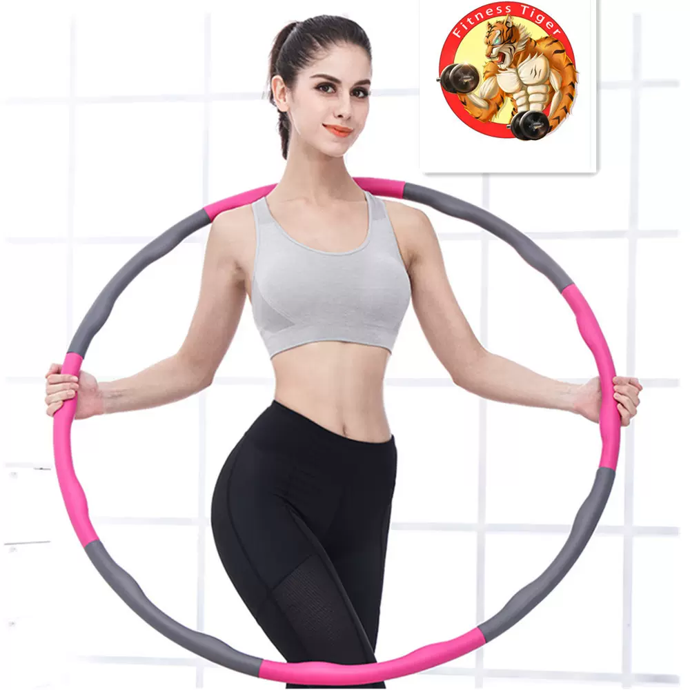 厂家加工定制  闪光可拆卸呼啦圈泡棉按摩呼啦圈丰胸美背