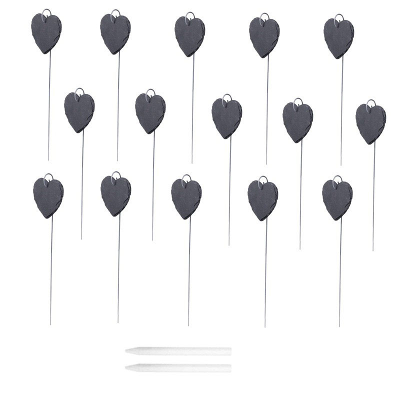 Suministro directo de fábrica de etiquetas de plantas, etiquetas de flores, etiquetas de árboles frutales, letreros de jardín de acero inoxidable, letreros de árboles de pizarra