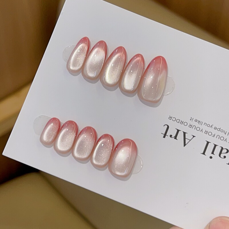 【嗲妹】Rena Kojisaka Pink Cat-Eye Gradient Handmade Wearable Nails Model H207 【嗲妹】Rena Kojisaka Pink Cat-Eye Gradient Handmade Wearable Nails Model H207
