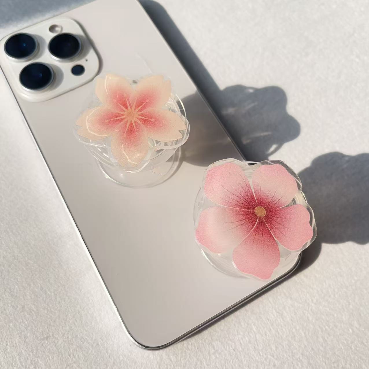 25g Weight Airbag Bracket Classification Acrylic Material Flower Pattern Cute Style Flower Acrylic Cute Airbag Bracket 1