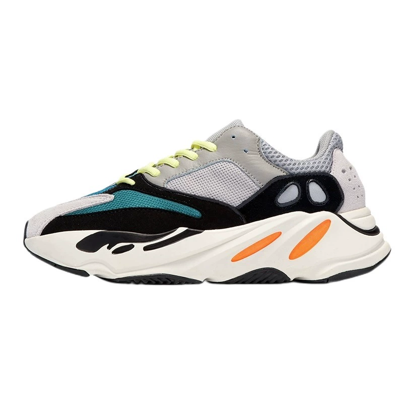 Чистый оригинал Coconut 700 Первого поколения Yeezy700v2 Black Soul Daddy обувь мужская и женская крупный размер ретро пара спортивная обувь