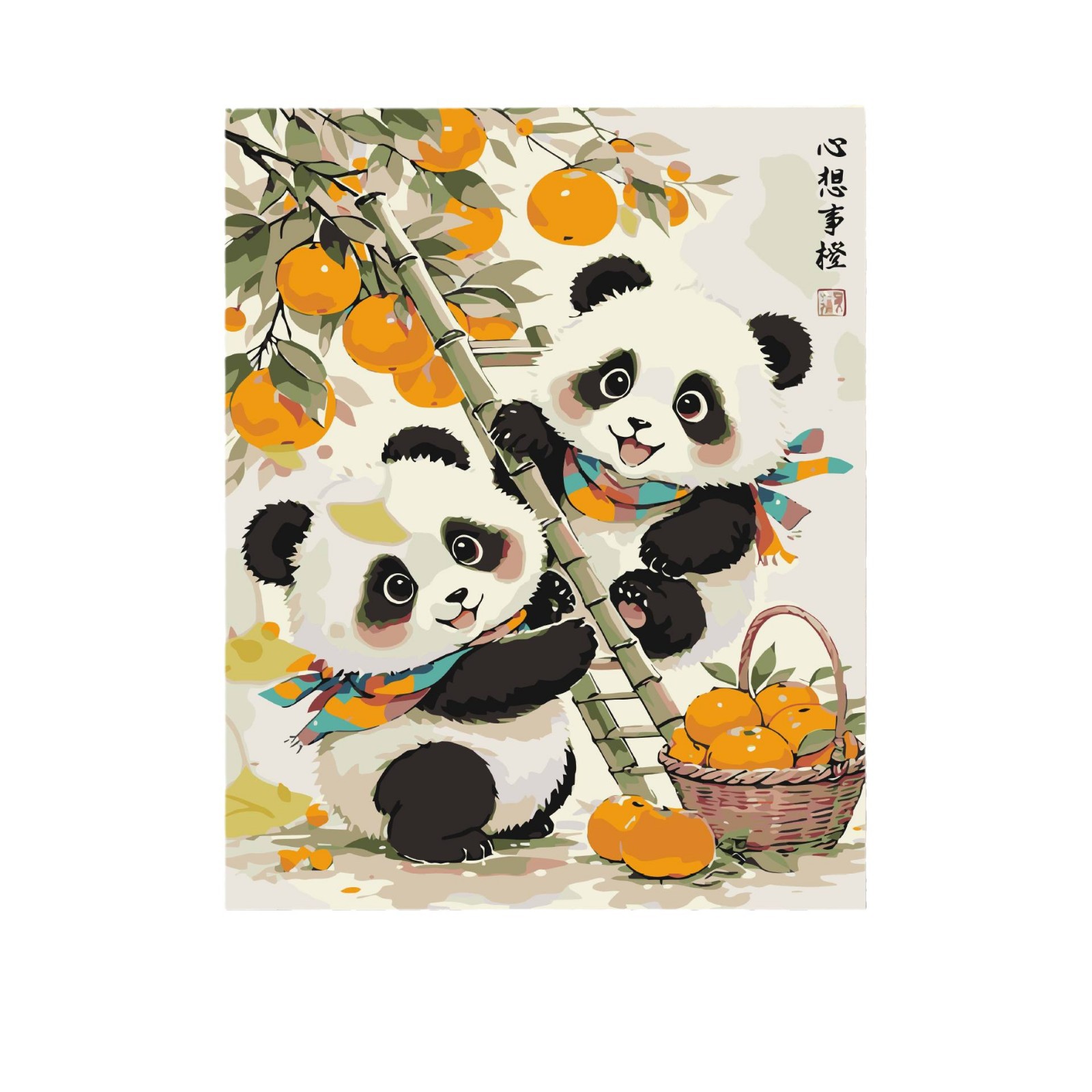 Pintura al óleo digital de rellenos de pintura a mano DIY curación descompresión decoración de la sala de estar pintura acrílica regalo