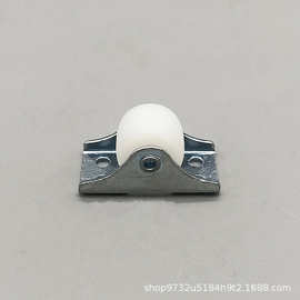 0.5英寸超静音抽屉滑轮直线脚轮定向尼龙滑轮地柜家具迷你小轮子