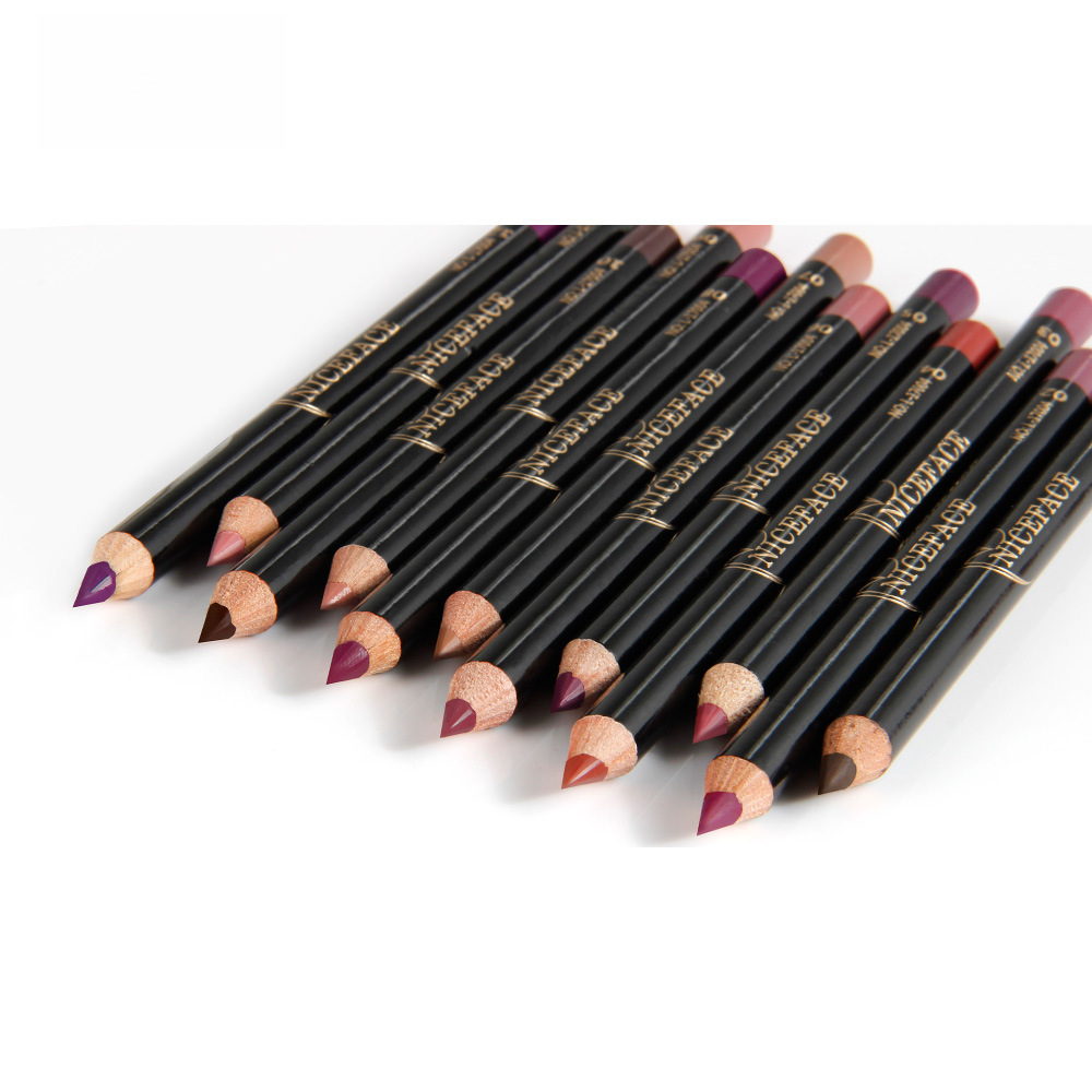 NICEFACE nude lip liner 12 color waterproof lip liner nude lip pen