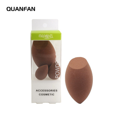 QUANFAN/全帆美妝蛋 1+2非乳泡水大幹濕兩用 斜切迷妳水滴彩妝撲