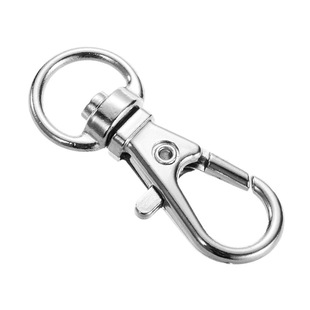 Manufacturer Wholesale Zinc Alloy Hook Buckles, Various Specifications of Silver Puppy Buckles, Metal Keychains, Creative and Fashionable Matchinging