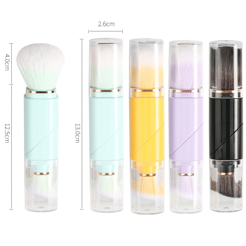 二合一魔方刷伸缩式散化妆品粉刷可旋转便携式粉底刷化妆刷