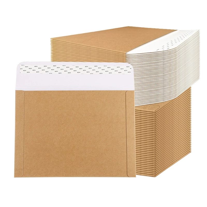 Express delivery to mounted envelope wholesale A4A3 printed mounted paper logistics packaging document bag paper bag envelope to mounted document seal