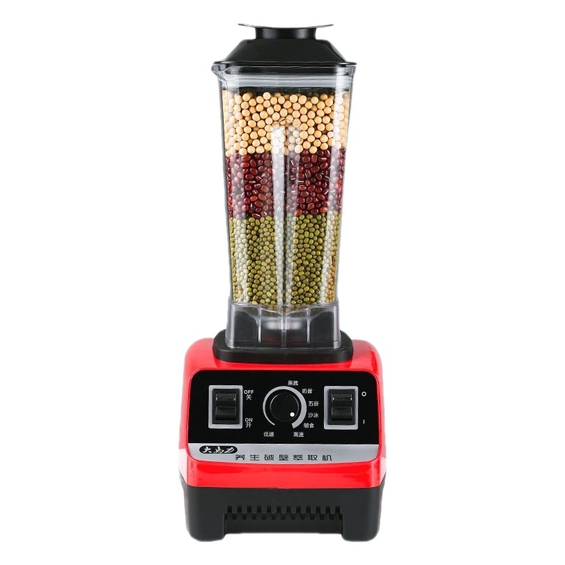 Licuadora para uso doméstico, procesador de alimentos multifuncional, exprimidor, licuadora para leche de soja, comida para bebés, batidos, licuadora de frutas y verduras para puestos de mercado