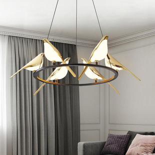 Zhongshan factory direct new Nordic restaurant chandelier modern designer personality art living room lamps creative