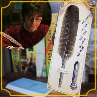 F14G-Z2 Harry Potter feather pen same style vintage dipping pen peripheral British ha fans gift souvenir