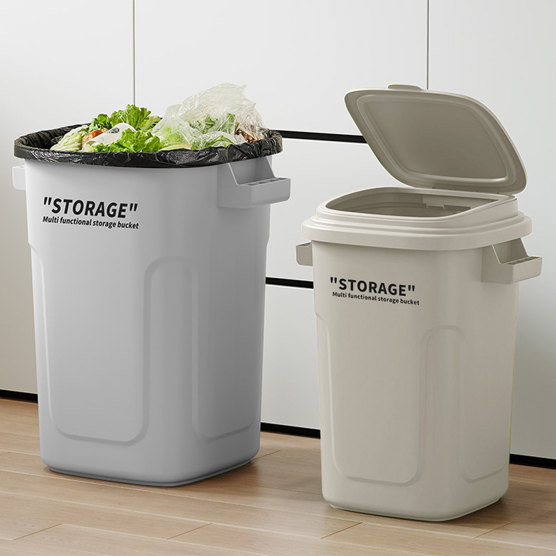 Premium Kitchen Trash Can, Large Industrial Style, High-Capacity, Elevated Design for Narrow Spaces, Household Use, Tall Model, Outdoor Trash Bin Premium Kitchen Trash Can, Large Industrial Style, High-Capacity, Elevated Design for Narrow Spaces, Household Use, Tall Model, Outdoor Trash Bin