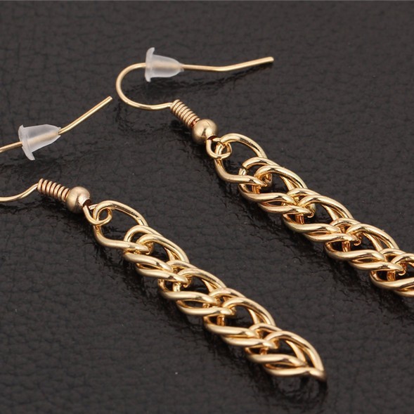 Europe and the United States cross-border creative retro simple tassel earrings personality point rhinestone earrings suit 5 pairs of earrings