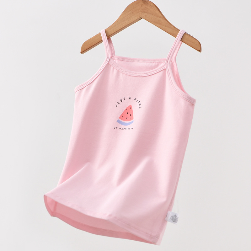 Sin hueso ropa para niños Nueva camisola de las niñas de dibujos animados bebé fresco impreso verano camisola elástico entrega de una sola pieza