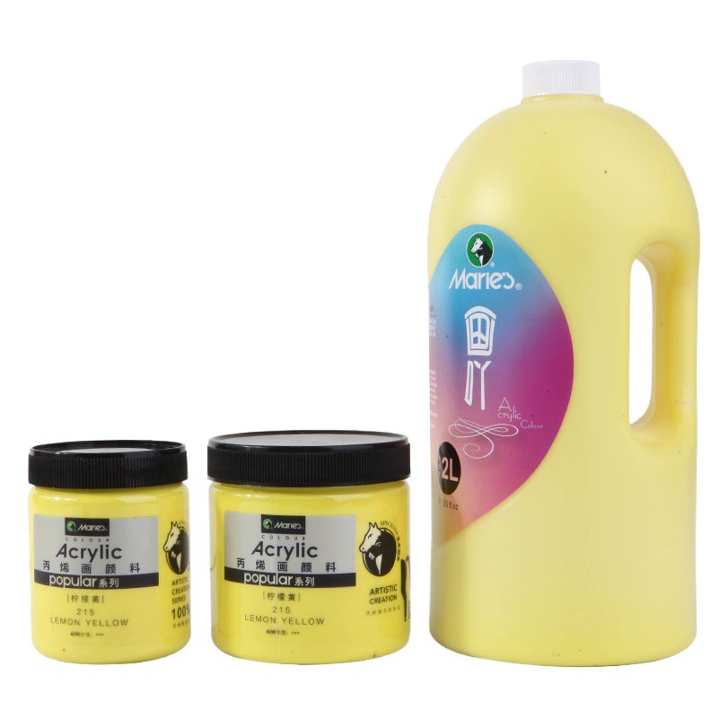 Марли акриловый пигмент большая бутылка 500 мл настенная живопись жидкая Живопись Ручная роспись водостойкая специальная DIY граффити Bingene White