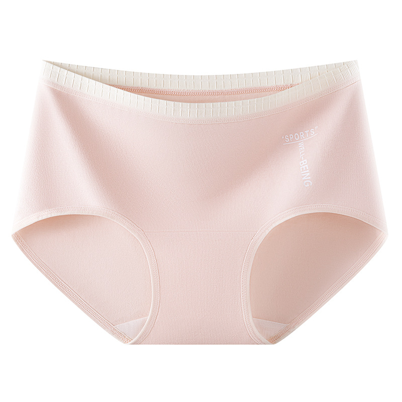 60 bragas de la serie de colores de contraste de algodón puro 9A antibacteriano 100% puro algodón entrepierna alta elástica transpirable calzoncillos de cintura media para niñas
