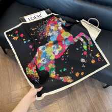 【动物款】跨境亚马逊方巾丝巾送妈妈送女友生日节日礼物领巾围巾