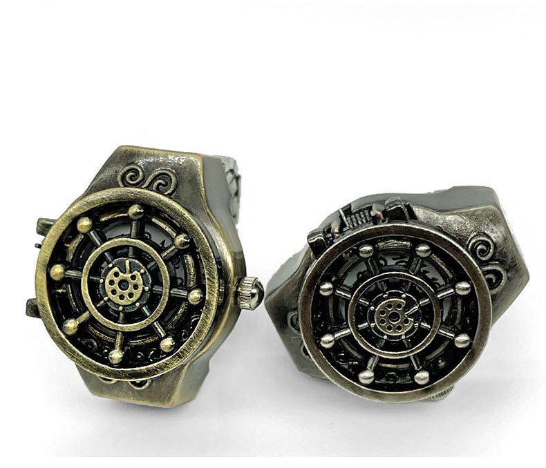 22g Weight Quartz Glass Mirror Material Stainless Steel Strap Material Watch Rings Classification Pointer+Number Display Type Geometry Dial Shape Casual, Daily, Street Occasion Quartz Movement Geometric Pattern All Seasons Season Unisex Gender Retro, Classic Style Style Retro Classic Style Geometric Quartz Watch Rings