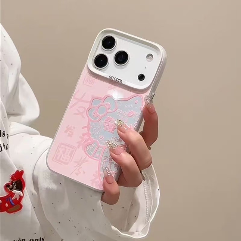 发财凯蒂适用苹果17Promax手机壳iPhone16元气壳日韩15/14跨境13/|undefined