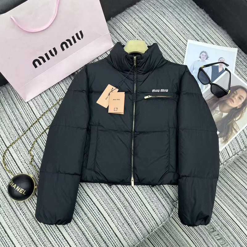 mm家25ss秋冬新款蹄花满印工艺短款羽绒服时尚百搭显瘦|undefined