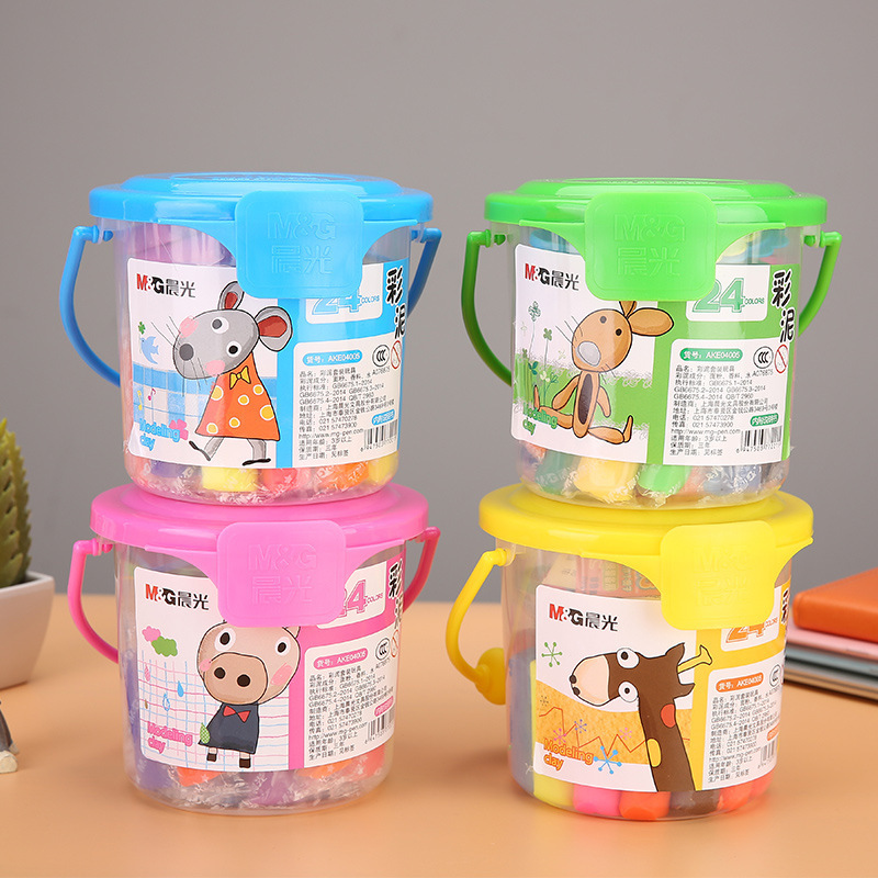 Chenguang Barrel Color Mud Cute Cartoon Clay Kindergarten Baby Children Handmade DI Toy Plasticine Set Chenguang Barrel Color Mud Cute Cartoon Clay Kindergarten Baby Children Handmade DI Toy Plasticine Set