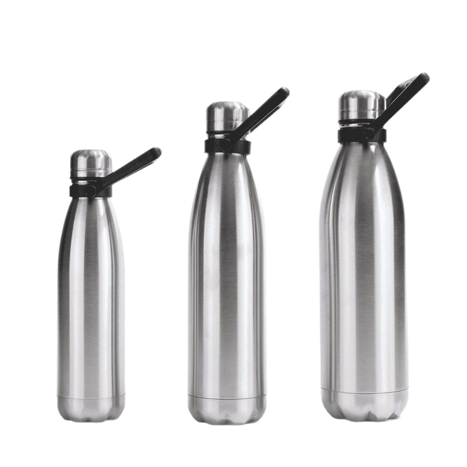 Botella de coja estadounidense transfronteriza de Amazon, deportes al aire libre, taza de agua portátil de gran capacidad, botella de boca pequeña de doble capa de acero inoxidable
