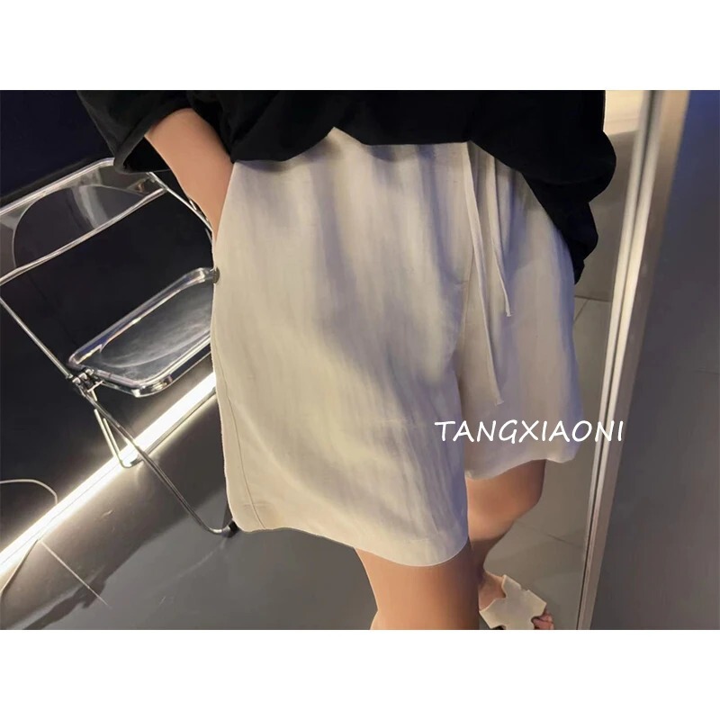 Beautiful and Trendy【Little Bell】Lazy Drawstring Shorts Beautiful and Trendy【Little Bell】Lazy Drawstring Shorts