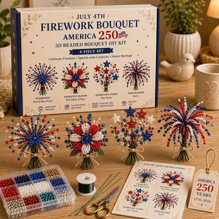 ����վ�羳���T���Ի��OӋBeaded Bouquet DIY Kit���黨�����ϰ�