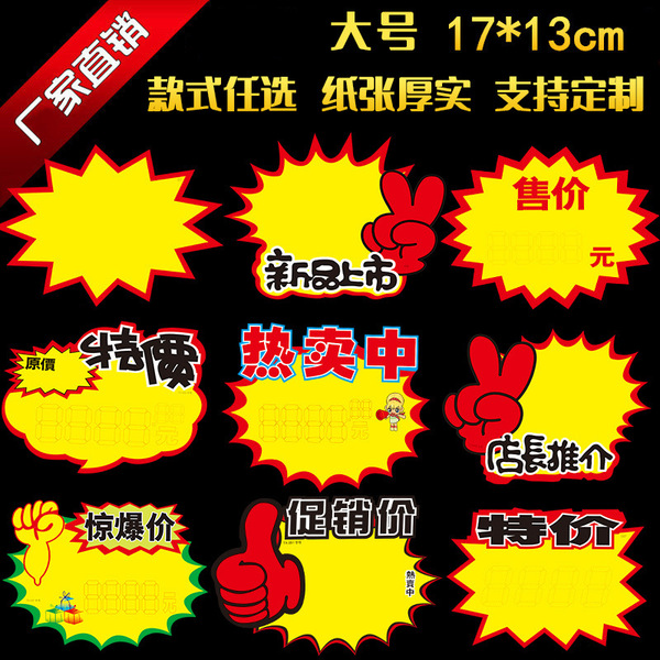 Price display card