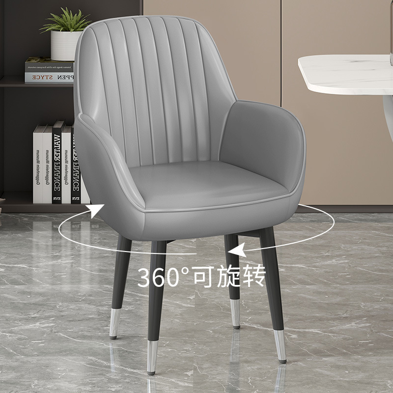 올 그레이 [고양이 긁는 가죽] 블랙 실버 탄소강 회전 가능