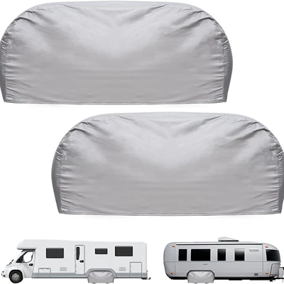 Rv Tire Cover Wheel Cover Double Tire Dustproof Waterproof Sun Protection 27-2 930-32inch / Black Spare Tire Protection (Spare wheel cover)