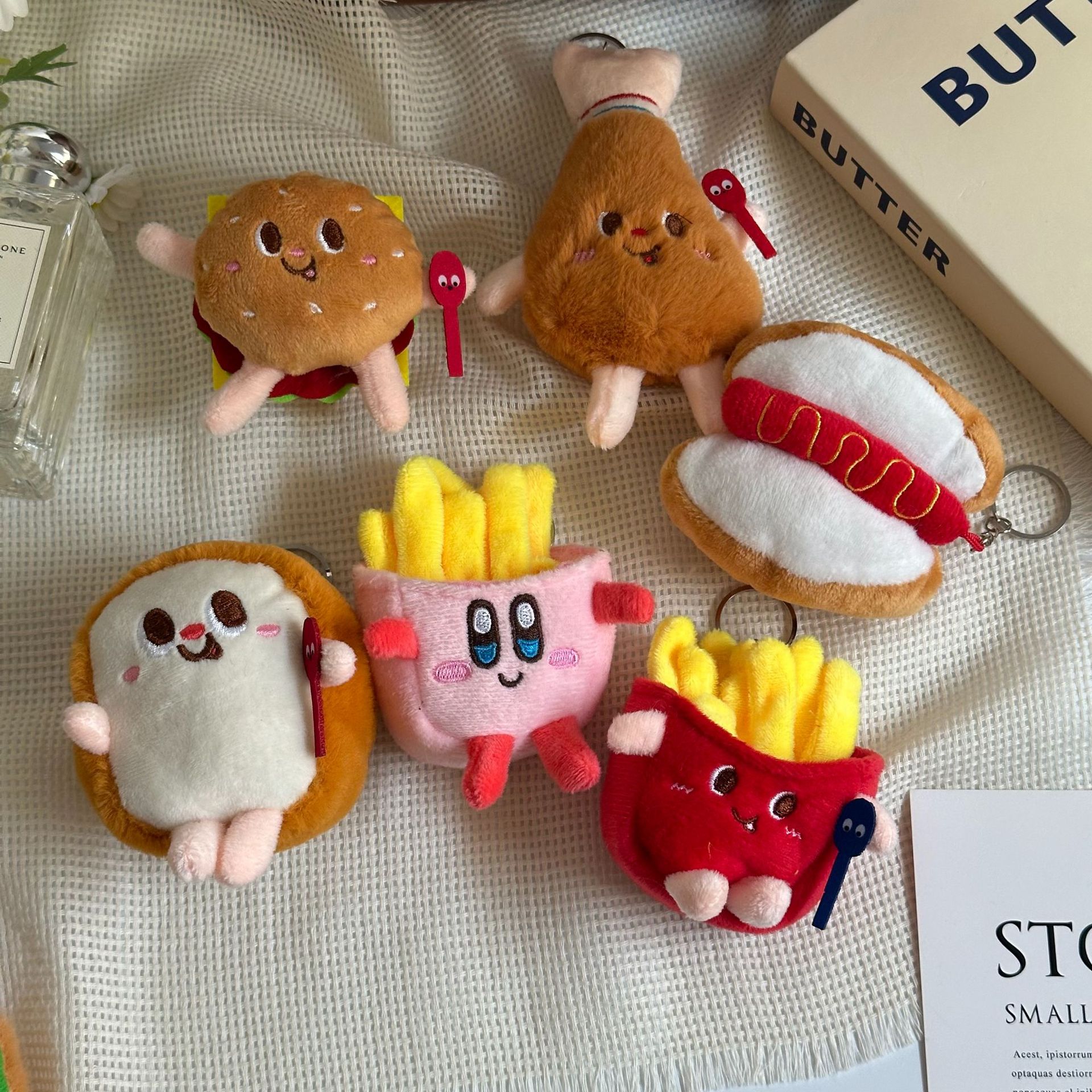 Cartoon plush pendant