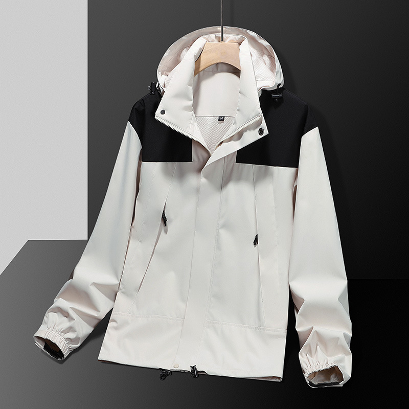 Coat men's jacket Spring and Autumn 2023 new Korean casual outdoor hooded young student men's jacket fashion Coat men's jacket Spring and Autumn 2023 new Korean casual outdoor hooded young student men's jacket fashion
