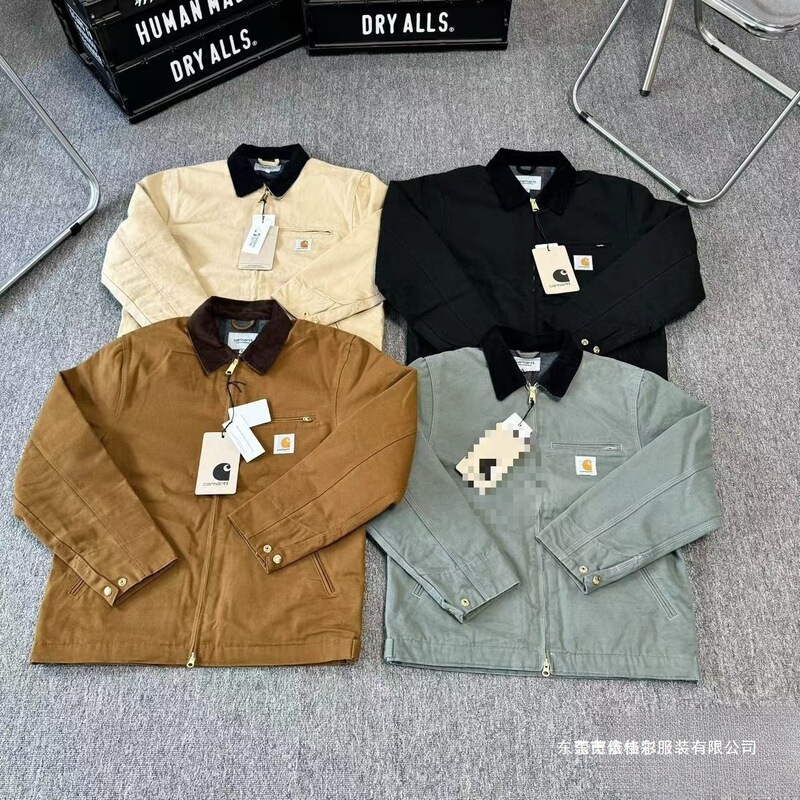 Classic Carhartt 01 Detroit wool jacket workwear couple jacket black khaki cotton wheat green Classic Carhartt 01 Detroit wool jacket workwear couple jacket black khaki cotton wheat green