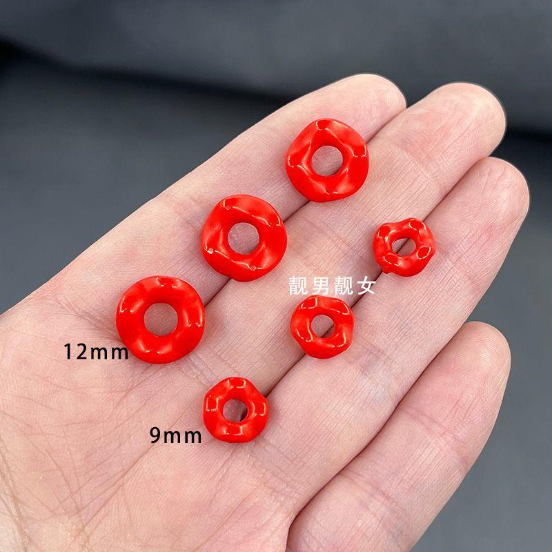 Ondas de laple falda anillo acrílico diy pulsera de cuentas hecha a mano cadena de accesorios accesorios