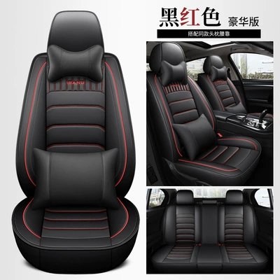 Modelə uyğun (Original) oturacaq örtükləri — full leather seven-seat special car - cys-c-15-black-and-red-five-seat-luxury-version-11