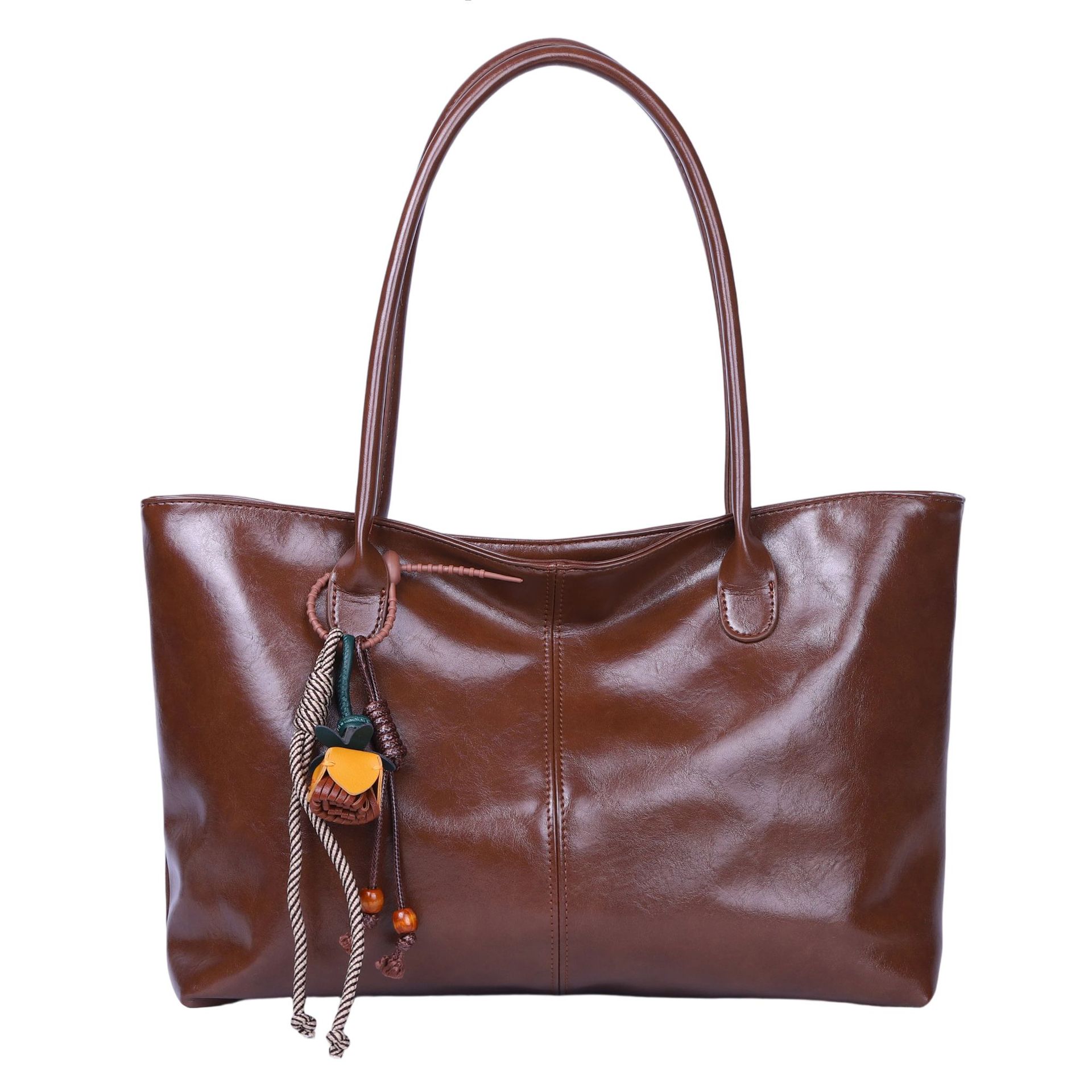 Retro Shoulder Bag For Women Large Capacity Stylish Versatile Purse_voghion.com