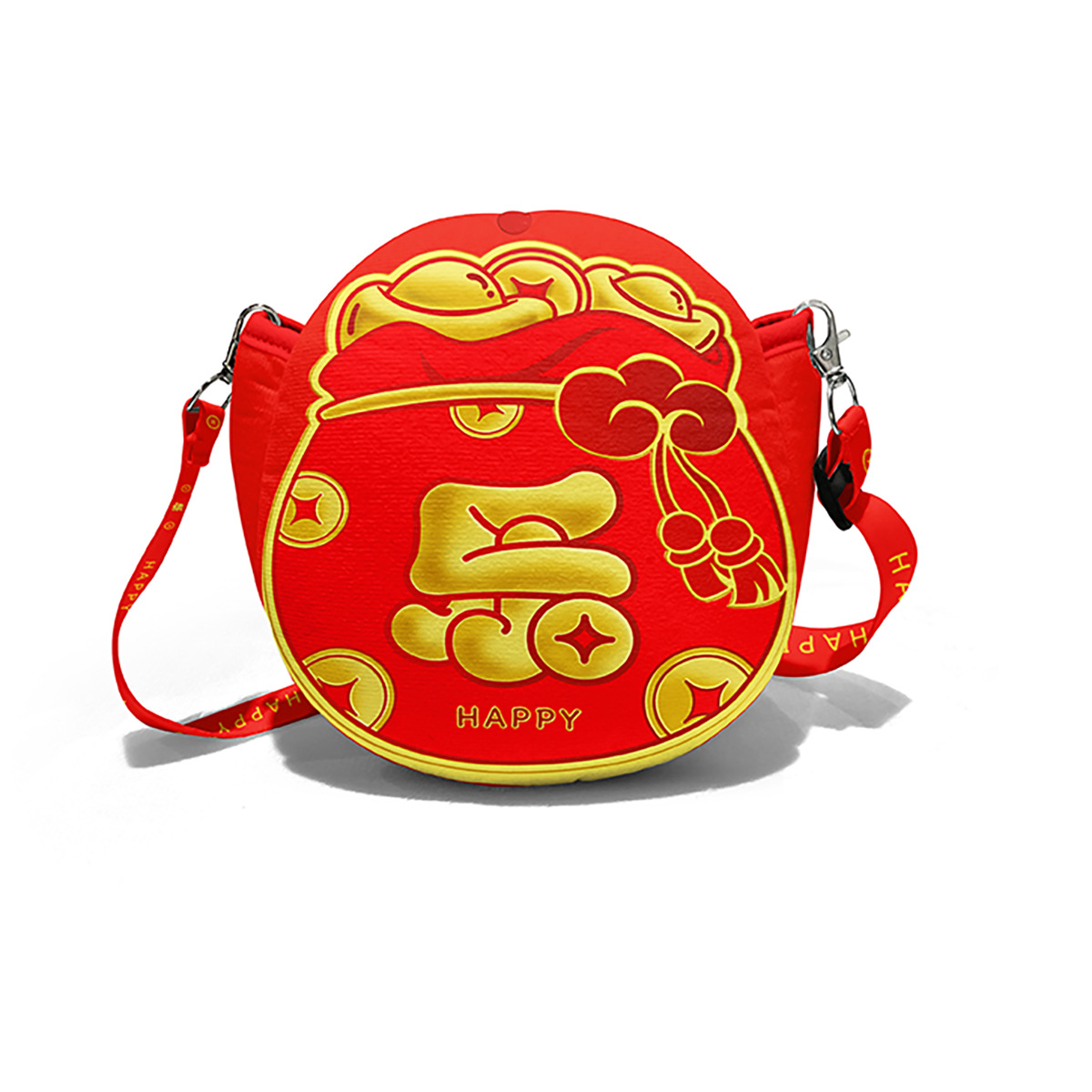 2024 Año Nuevo rojo sobre regalo bolso bandolera para niños bolsa de la suerte festivo bebé Festival de Primavera regalo de Año Nuevo Rojo Sobre Bolsa