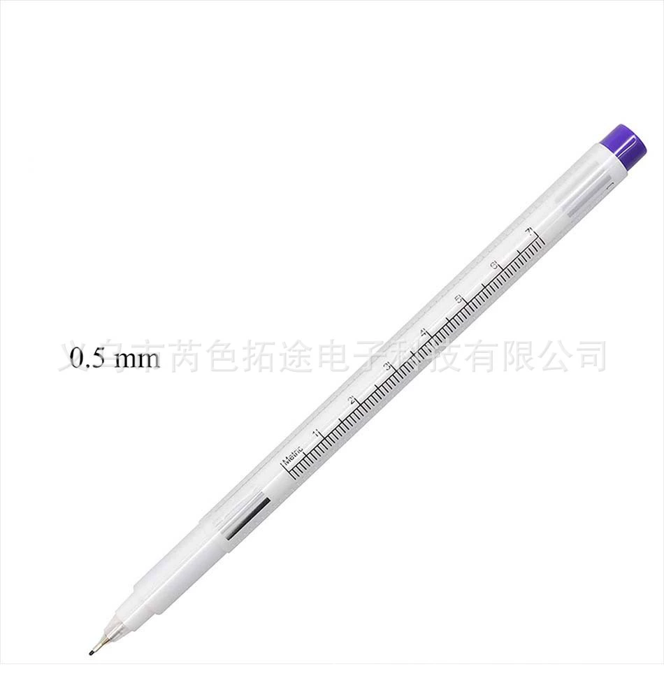 0,5 мм 1,0 одиночная головка двойной одиночный белый водяной знак ручка прокол татуировки вышивка белые чернила бровь ручка для позиционирования татуировки