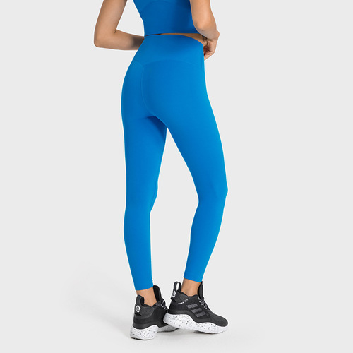 ET Lycra Antibacterial, Deodorant and No Embarrassing Line Yoga Pants High Waist Hip Lifting Elastic Tight Running Sports Fitness Wear