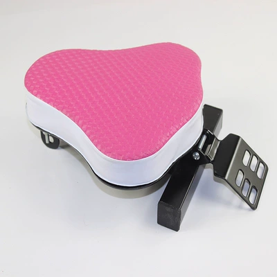 Front-mounted foldable child seat for electric motorcycles and scooters, suitable for children and infants (Motorcycle child seat) - peach-shaped-pink-single-seat