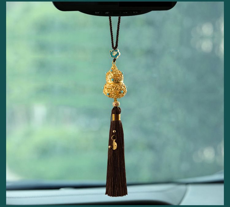 Baoping An Auto Parts Car Hanging Gourd Car Aromatherapy Hanging Ornaments Car Rearview Mirror Hanging Ornaments Car Ornaments Internet Celebrant Ornaments