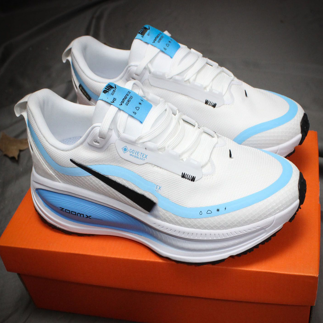 Putian Chunyuan Vomere18 GTX zapatillas de carreras de fondo antideslizantes cómodas para hombres y mujeres zapatillas deportivas casuales amortiguación transpirables