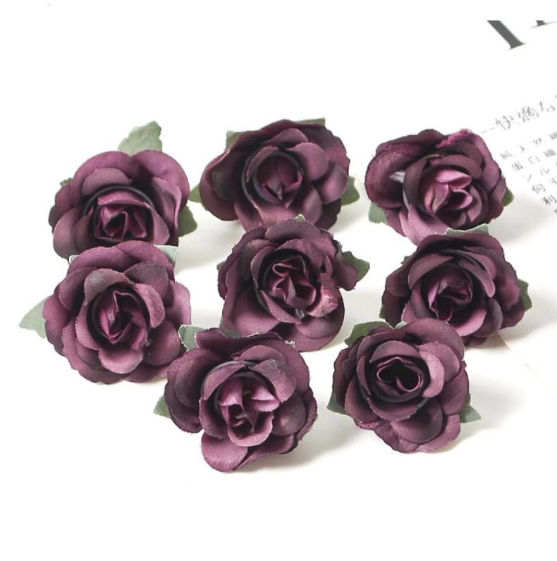 3.5cm迷你玫瑰花朵 假花 diy仿真花 痛包谷美材料配件 婚庆装饰|undefined