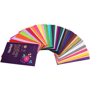 Manufacturer 33 colors optional folding bag color copy paper tissue paper pear paper making flower ball fireworks handmade paper