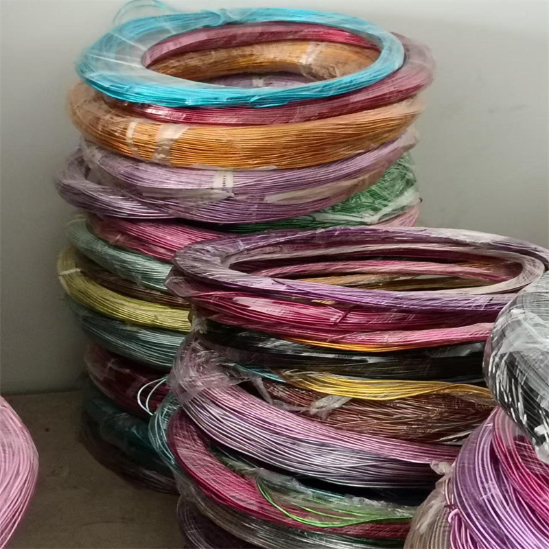 现货批发 彩色铝线diy 工艺铝线 彩色 1mm 1.5mm 2mm 2.5mm 3 4mm