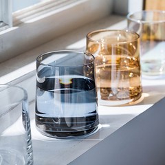 シンプルなガラスうがい薬カップ、厚みのある高温耐性台形カップ、ホテルの部屋の歯磨きカップ、透明な香りのキャンドル