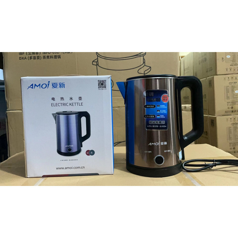 Wanlida ケトル ステンレス製 大容量 電気ケトル 急速沸騰ケトル 保温一体型 家庭用自動電源オフなし|undefined