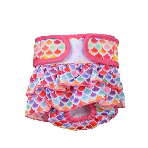  New Pet Clothes Colorful Menstrual Skirt Menstrual Safety Pants Hygienic Diapers Anti-Harassment Estrus Diapers